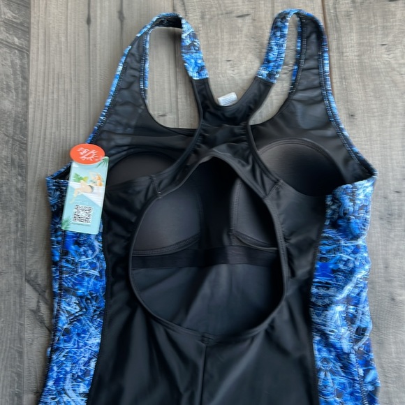 CharmLeaks Boyleg Swimsuit for Women One Piece Training Swimwear Suit XL - Picture 7 of 9